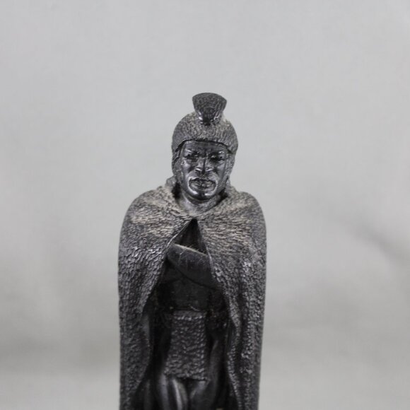 Vintage Tiki Figurine - King Kamehameha by Coco Joe - Made with Lava - Picture 2 of 8